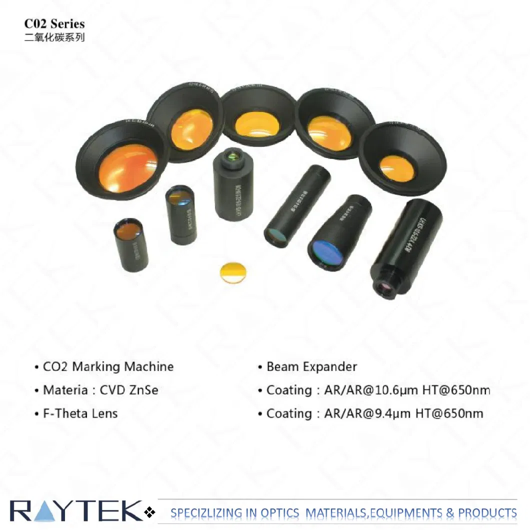 CVD Znse F-Theta Lens/CO2 Laser F-Theta Lens/Beam Expander F-Theta Lens/Fiber Laser F-Theta Lens