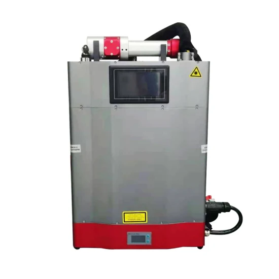 Igoldencnc 50 W 100 W tragbare Laser-Reinigungsmaschine für Metalloberflächenrost-Reinigungsrucksack