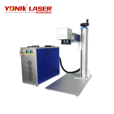Tragbarer Mini-Farblaserdrucker 20 W 30 W 50 W Faserlaserbeschriftungsmaschine für Metallschmuck Lasergravurmaschine